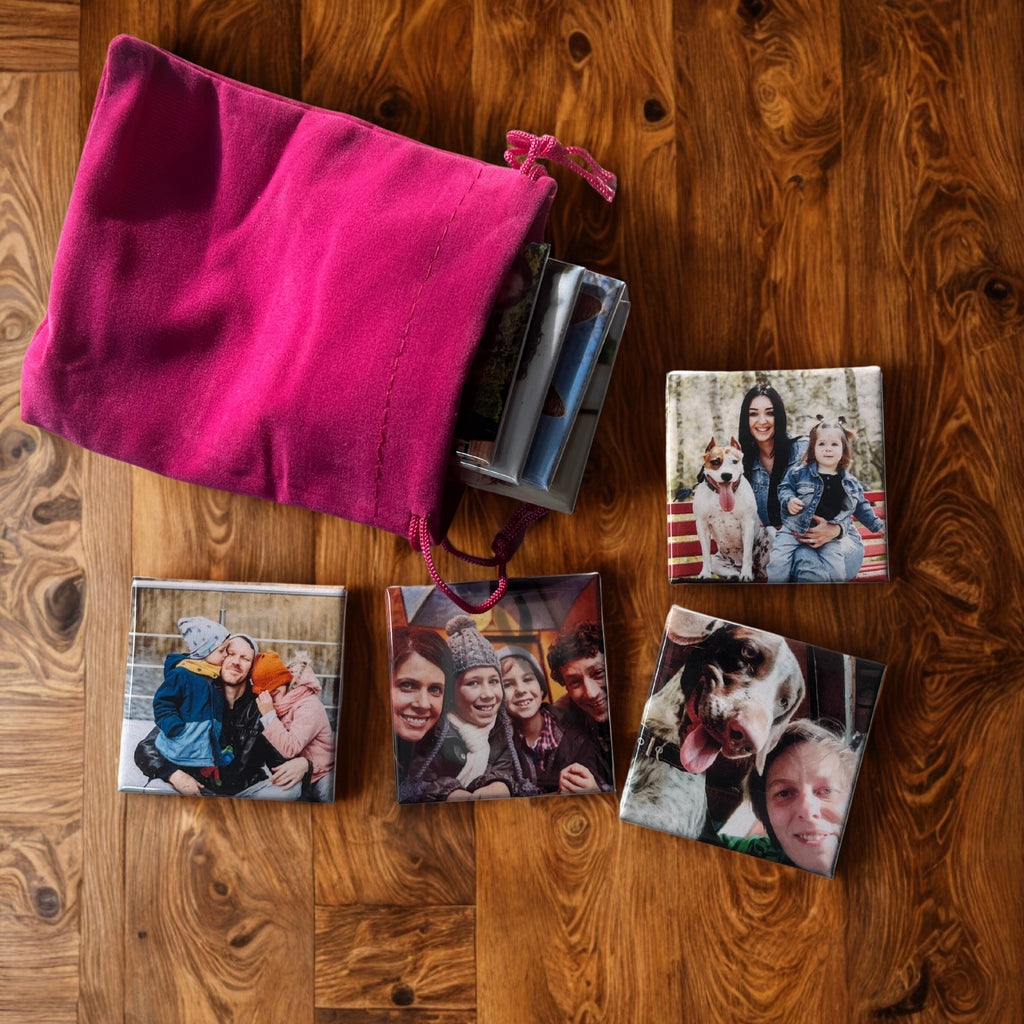 Custom Photo Magnet Set